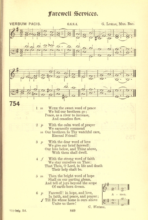 Worship Song: with accompanying tunes page 849