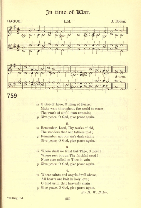Worship Song: with accompanying tunes page 855