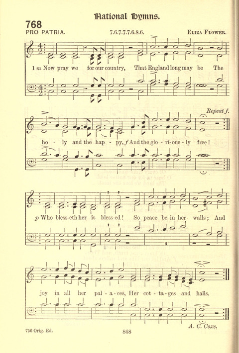 Worship Song: with accompanying tunes page 868