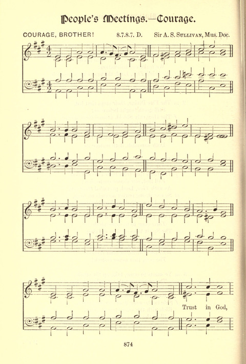 Worship Song: with accompanying tunes page 874