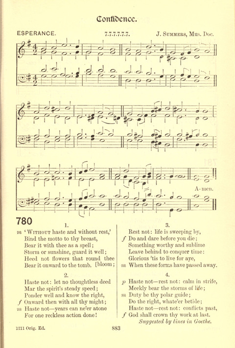 Worship Song: with accompanying tunes page 883