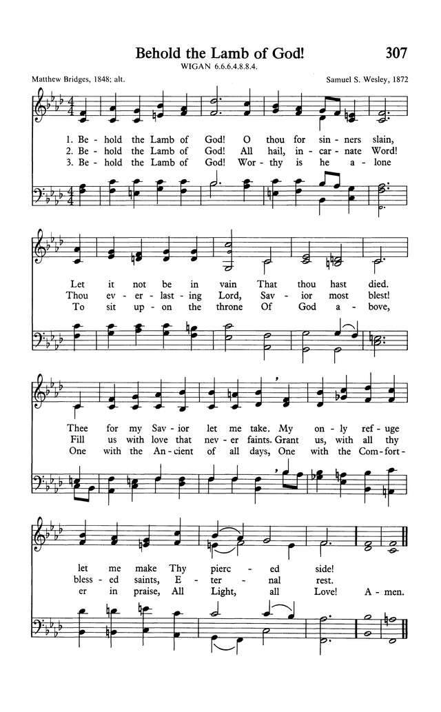 The Worshipbook: Services and Hymns page 307