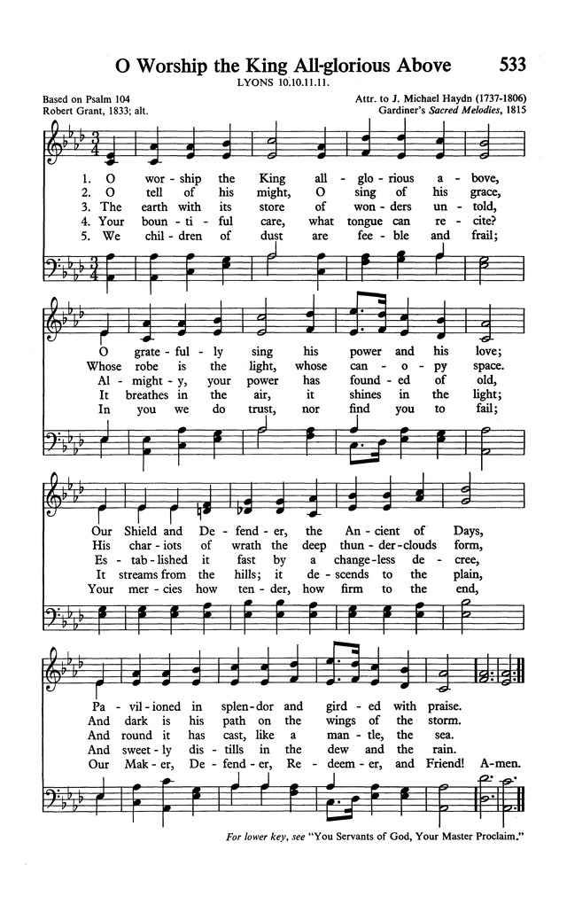 The Worshipbook: Services and Hymns page 533