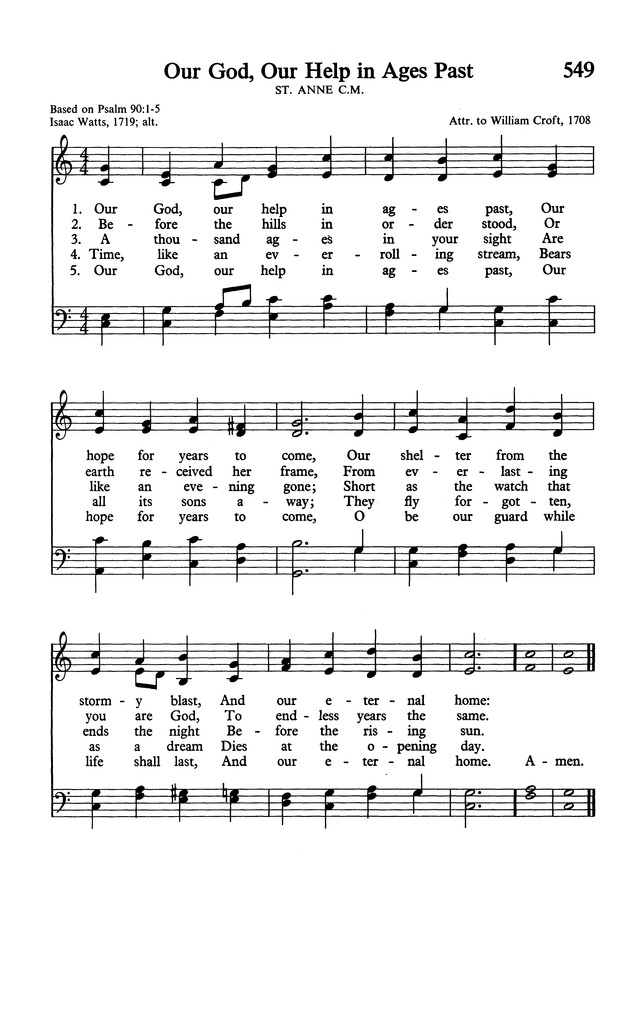 The Worshipbook: Services and Hymns page 549