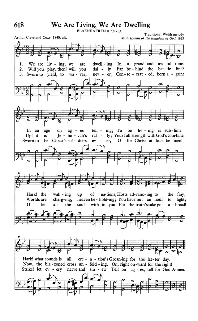 The Worshipbook: Services and Hymns page 618