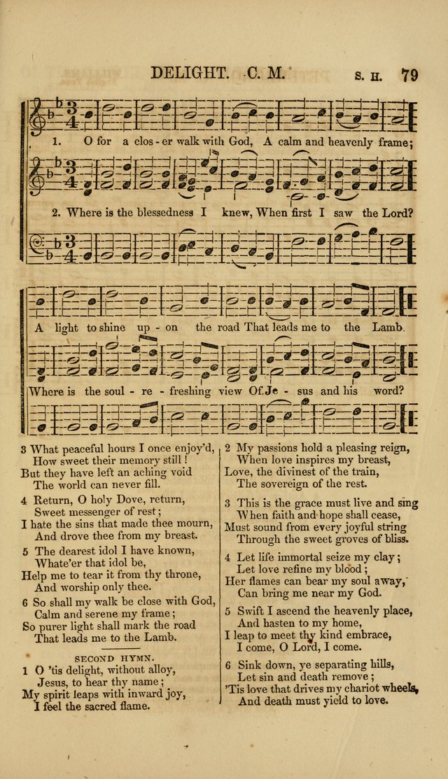 The Wesleyan Sacred Harp: a collection of choice tunes and hymns for prayer class, and camp meetings, choirs, and congregational singing page 84