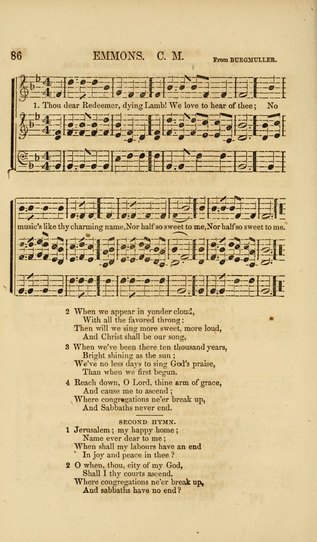 The Wesleyan Sacred Harp: a collection of choice tunes and hymns for prayer class, and camp meetings, choirs, and congregational singing page 91