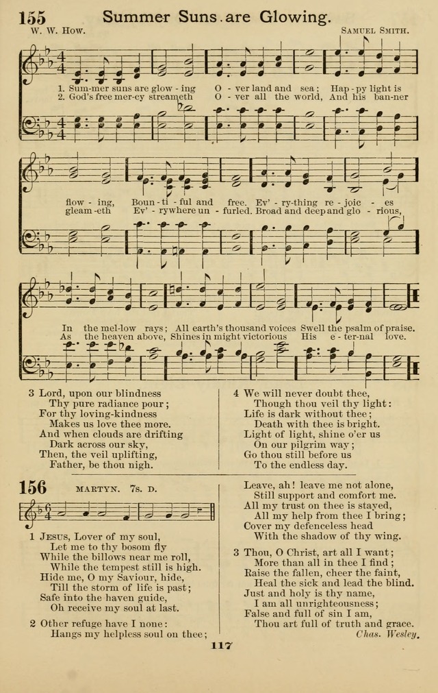 Westminster Sabbath School Hymnal, a collection of hymns and tunes for use in sabbath-schools and social meetings page 118