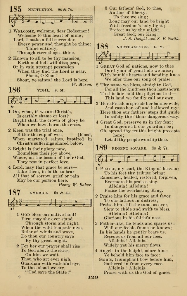 Westminster Sabbath School Hymnal, a collection of hymns and tunes for use in sabbath-schools and social meetings page 130