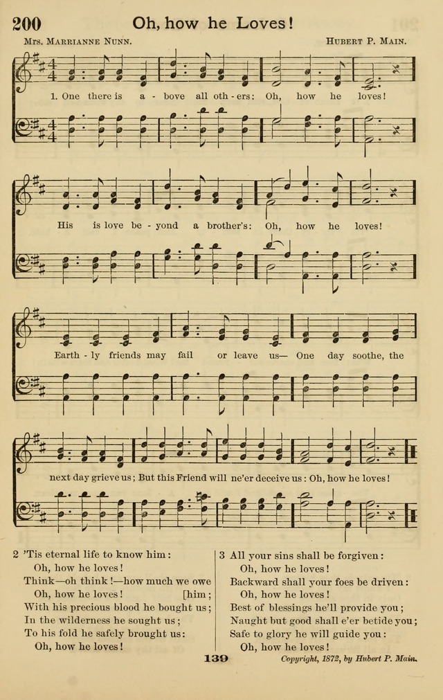 Westminster Sabbath School Hymnal, a collection of hymns and tunes for use in sabbath-schools and social meetings page 140