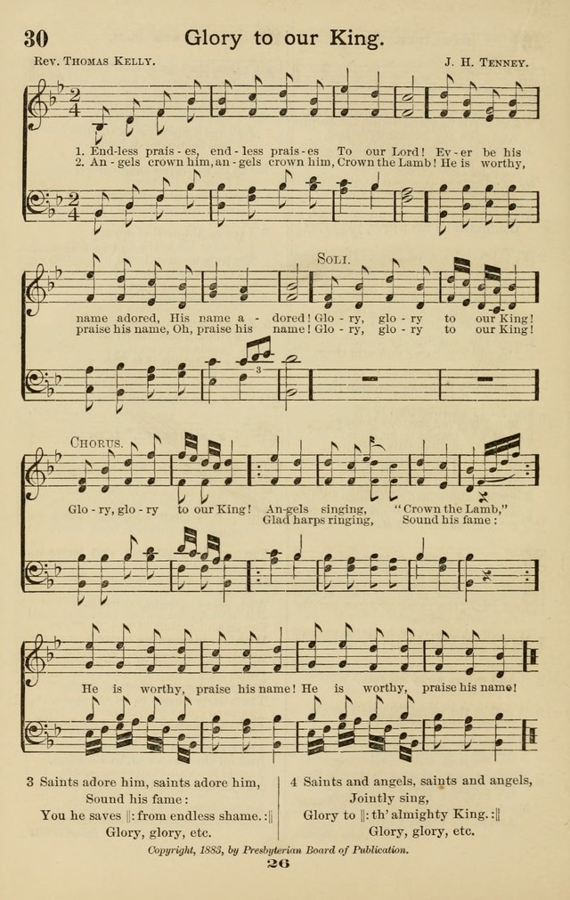 Westminster Sabbath School Hymnal, a collection of hymns and tunes for use in sabbath-schools and social meetings page 27