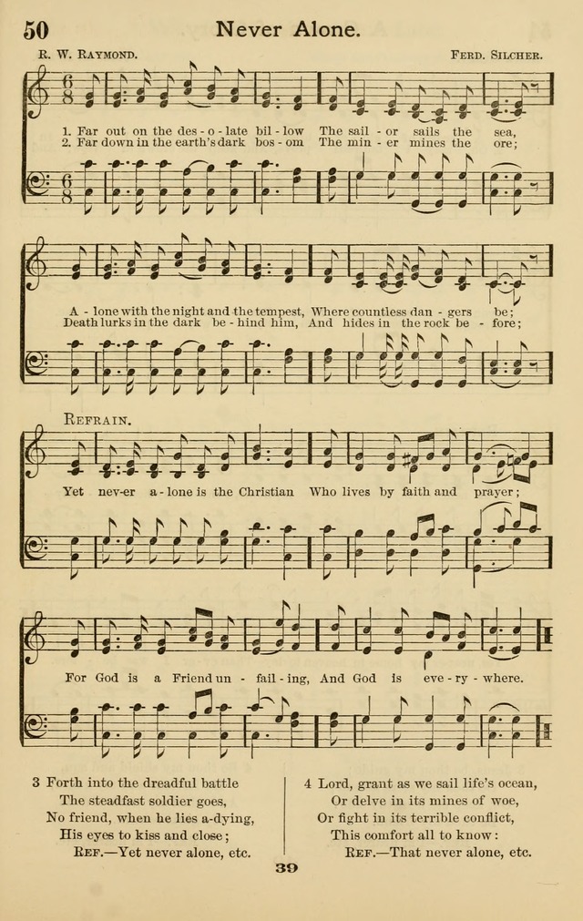 Westminster Sabbath School Hymnal, a collection of hymns and tunes for use in sabbath-schools and social meetings page 40