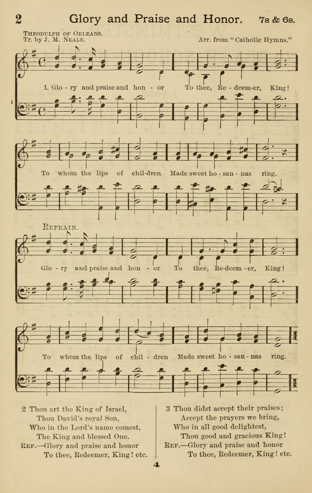Westminster Sabbath School Hymnal, a collection of hymns and tunes for use in sabbath-schools and social meetings page 5