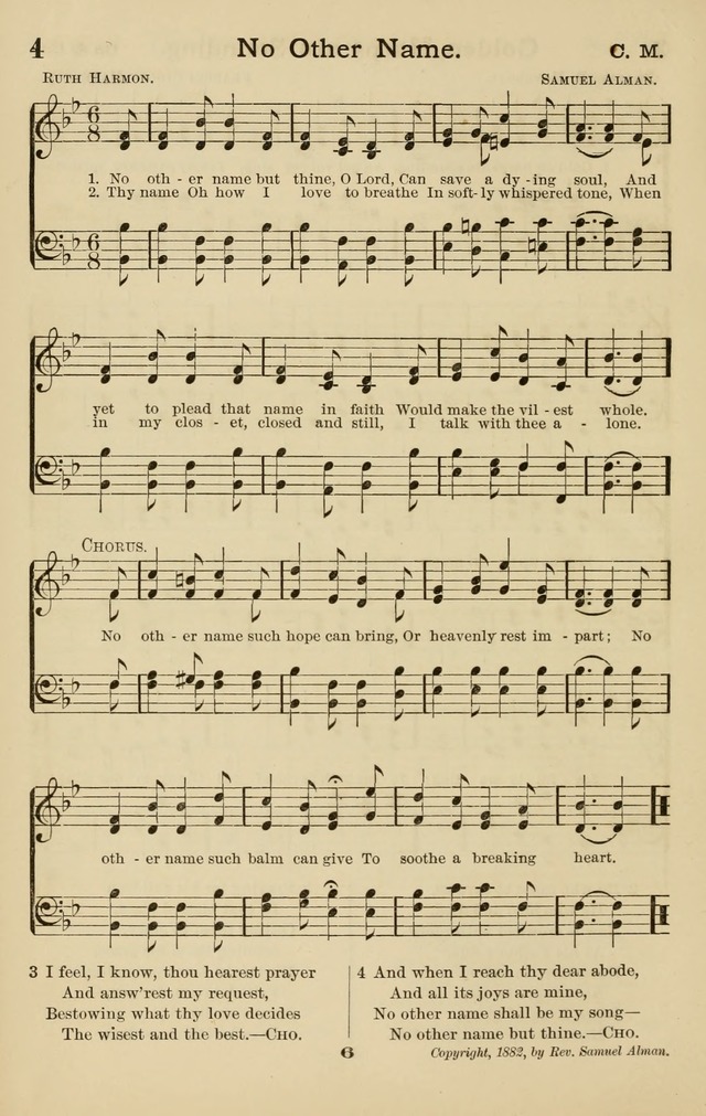 Westminster Sabbath School Hymnal, a collection of hymns and tunes for use in sabbath-schools and social meetings page 7