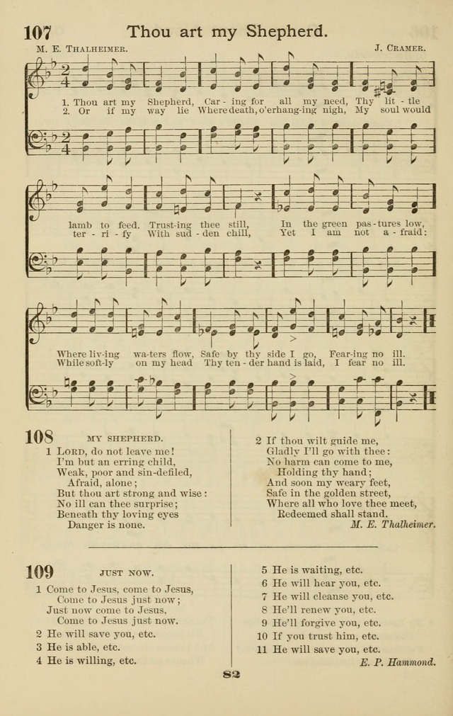 Westminster Sabbath School Hymnal, a collection of hymns and tunes for use in sabbath-schools and social meetings page 83