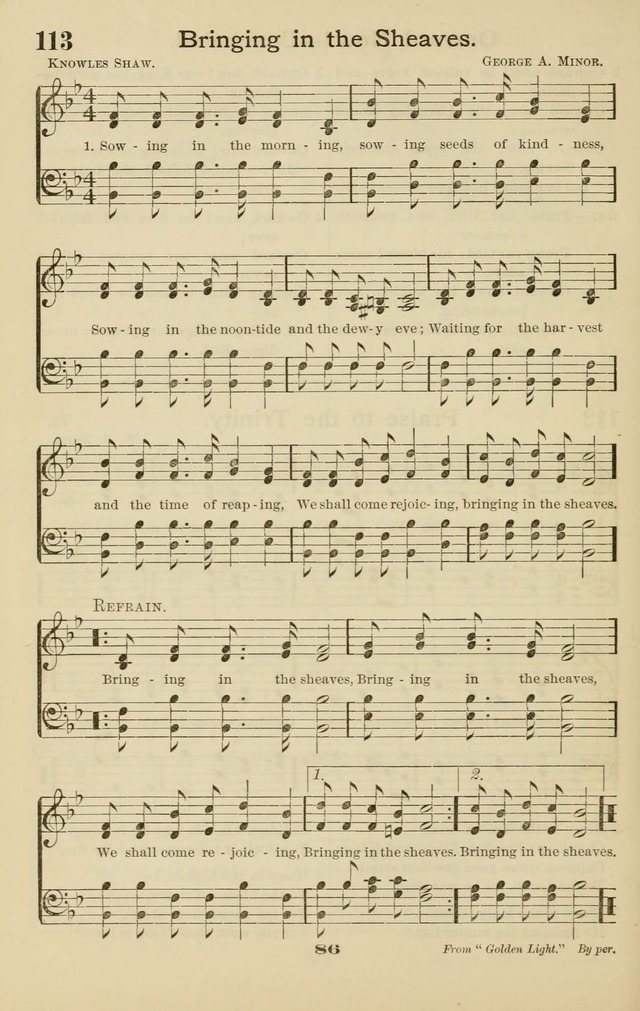 Westminster Sabbath School Hymnal, a collection of hymns and tunes for use in sabbath-schools and social meetings page 87
