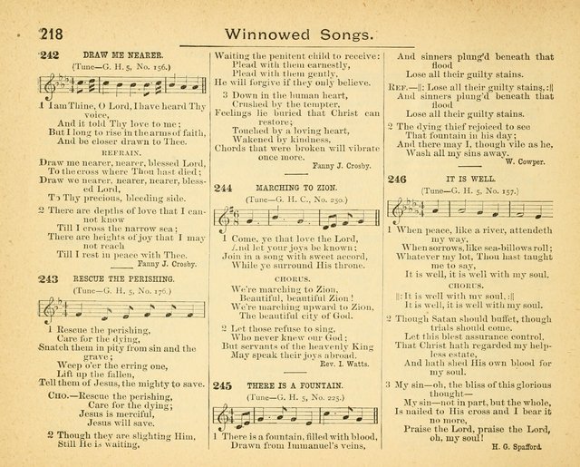 Winnowed Songs for Sunday Schools page 225