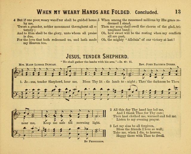 Welcome Tidings: a new collection of sacred songs for the Sunday School  page 18