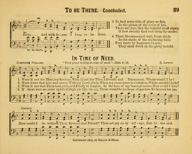Welcome Tidings: a new collection of sacred songs for the Sunday School  page 44