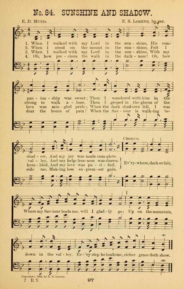 Words of Truth: a collection of hymns and tunes for Sunday schools and other occasions of Christian work and worship page 104