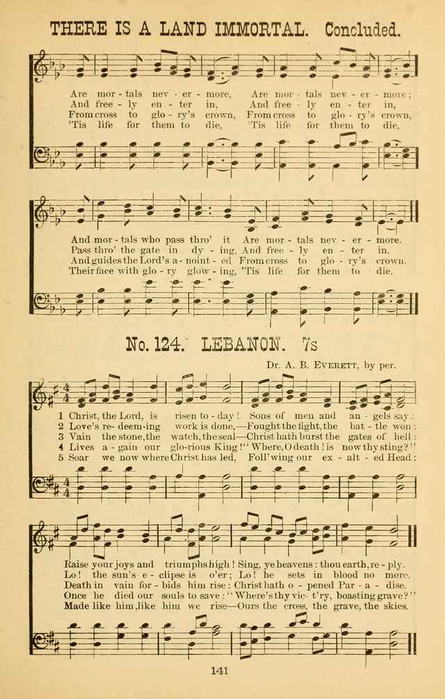 Words of Truth: a collection of hymns and tunes for Sunday schools and other occasions of Christian work and worship page 148