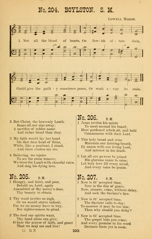 Words of Truth: a collection of hymns and tunes for Sunday schools and other occasions of Christian work and worship page 200