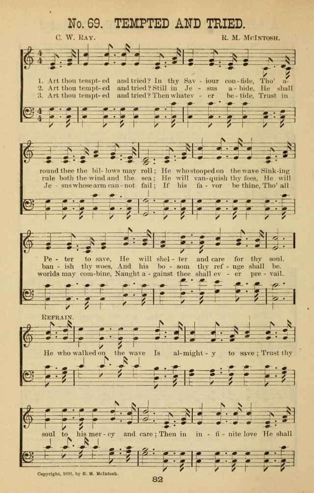 Words of Truth: a collection of hymns and tunes for Sunday schools and other occasions of Christian work and worship page 89