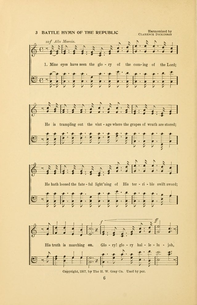 War-Time Hymns page 6