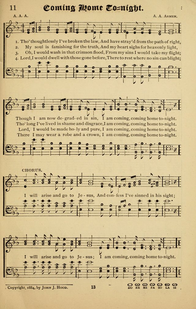 The Welcome Voice: a collection of gospel hymns and songs page 13