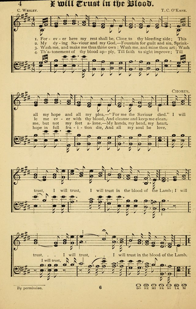 The Welcome Voice: a collection of gospel hymns and songs page 6