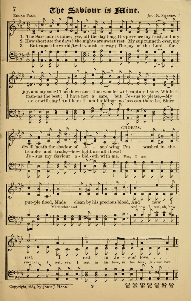 The Welcome Voice: a collection of gospel hymns and songs page 9