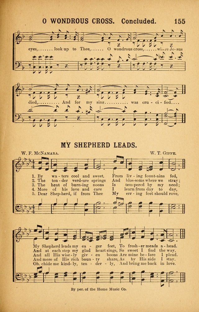 White Wings: for the use of churches, Sunday schools, Y.P.S.C.E., and all kinds of religious services page 154