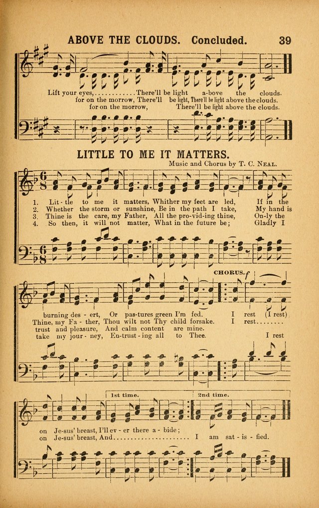 White Wings: for the use of churches, Sunday schools, Y.P.S.C.E., and all kinds of religious services page 38