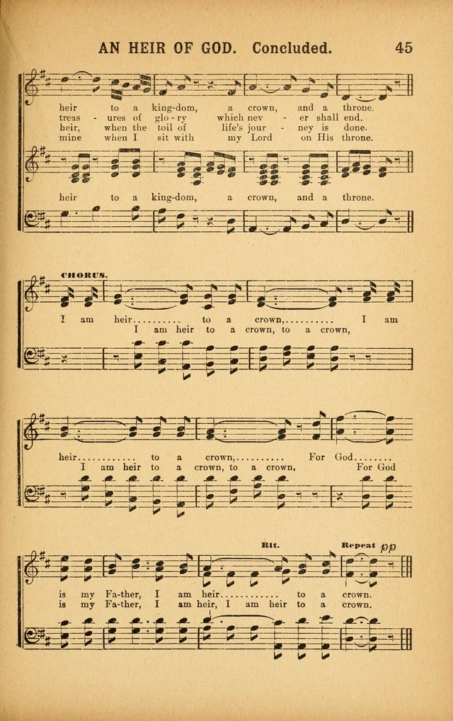 White Wings: for the use of churches, Sunday schools, Y.P.S.C.E., and all kinds of religious services page 44