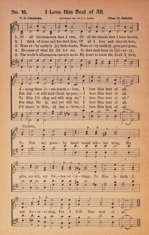 World Wide Revival Songs: for the Church, Sunday School and Evangelistic Meetings page 10