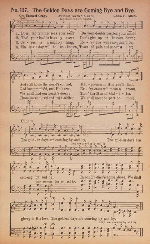 World Wide Revival Songs: for the Church, Sunday School and Evangelistic Meetings page 137