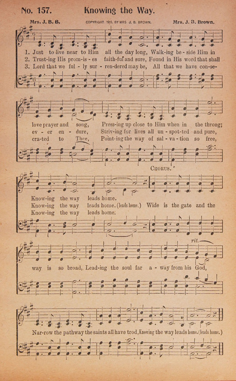 World Wide Revival Songs: for the Church, Sunday School and Evangelistic Meetings page 155