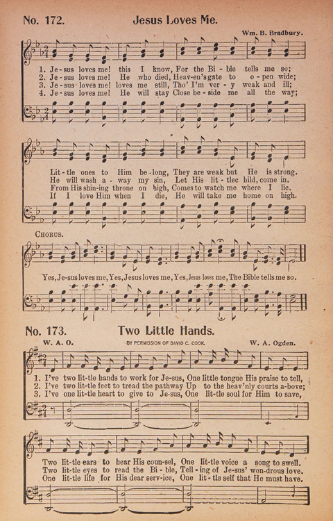 World Wide Revival Songs: for the Church, Sunday School and Evangelistic Meetings page 168