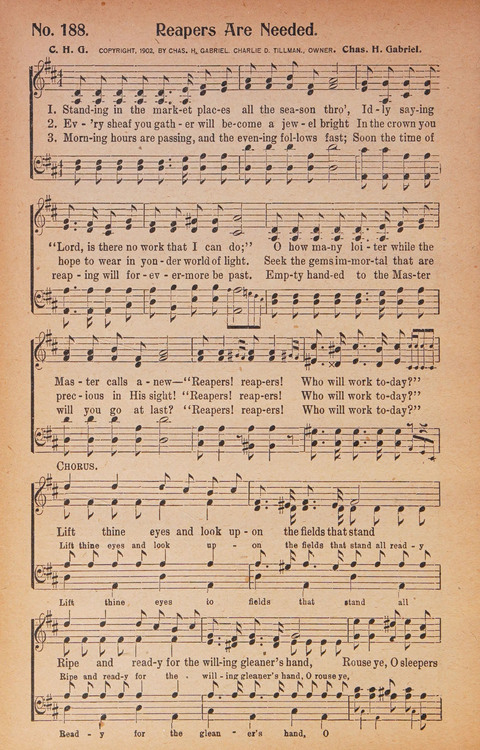 World Wide Revival Songs: for the Church, Sunday School and Evangelistic Meetings page 182
