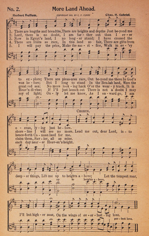 World Wide Revival Songs: for the Church, Sunday School and Evangelistic Meetings page 2