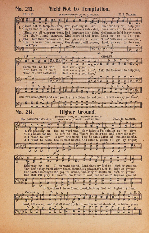 World Wide Revival Songs: for the Church, Sunday School and Evangelistic Meetings page 211