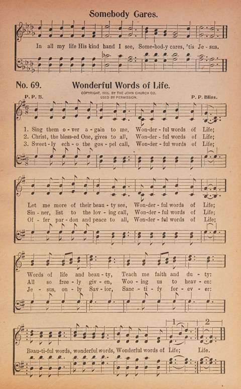 World Wide Revival Songs: for the Church, Sunday School and Evangelistic Meetings page 69