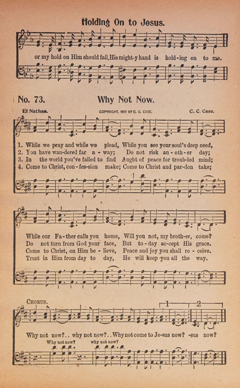 World Wide Revival Songs: for the Church, Sunday School and Evangelistic Meetings page 73