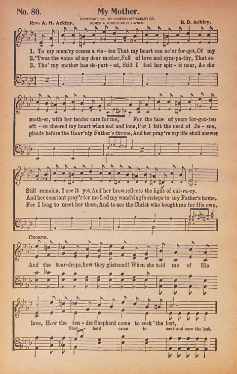 World Wide Revival Songs: for the Church, Sunday School and Evangelistic Meetings page 80