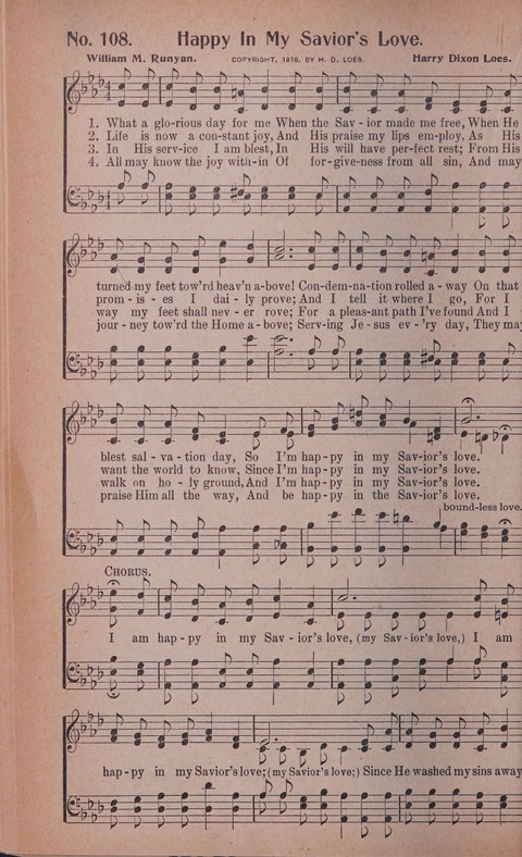 World Wide Revival Songs No. 2: for the Church, Sunday school and Evangelistic Campains page 108