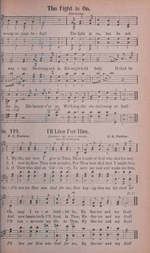 World Wide Revival Songs No. 2: for the Church, Sunday school and Evangelistic Campains page 119