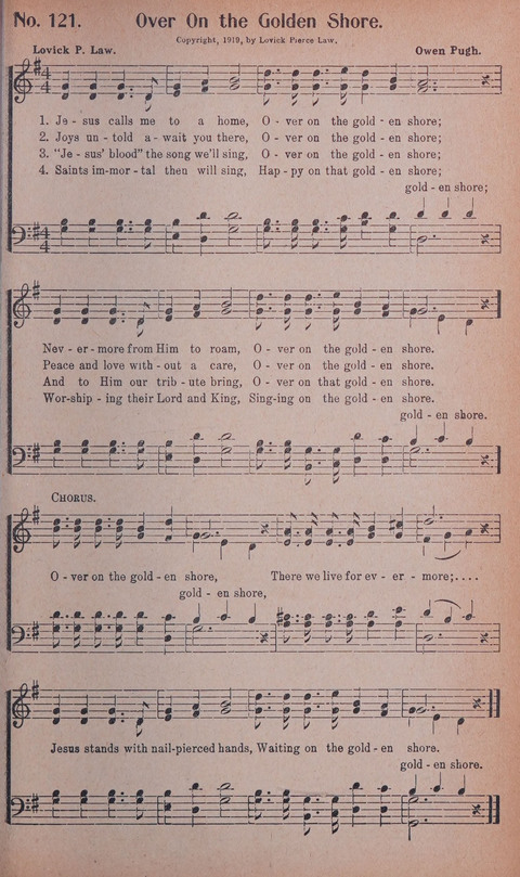 World Wide Revival Songs No. 2: for the Church, Sunday school and Evangelistic Campains page 121