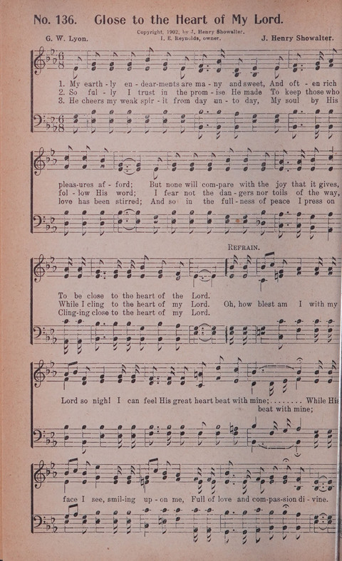 World Wide Revival Songs No. 2: for the Church, Sunday school and Evangelistic Campains page 136