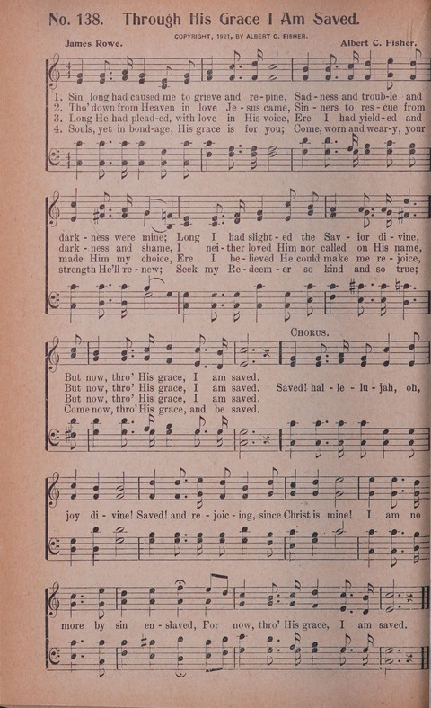 World Wide Revival Songs No. 2: for the Church, Sunday school and Evangelistic Campains page 138