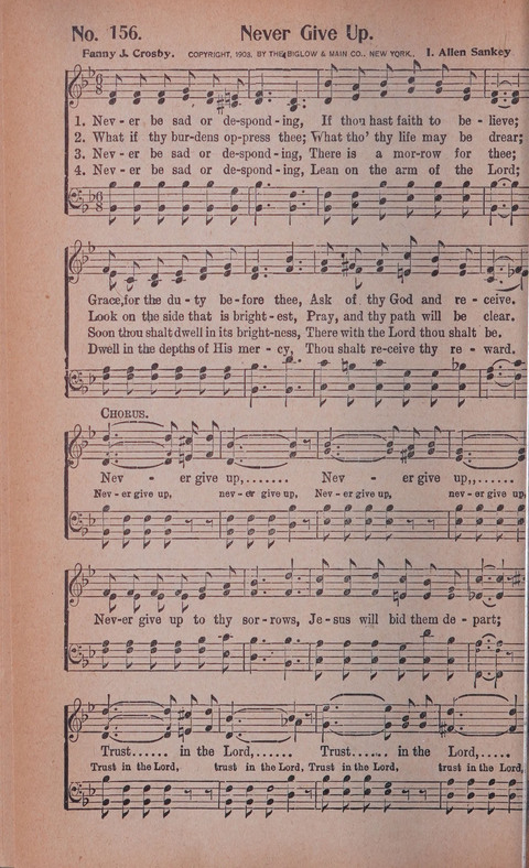 World Wide Revival Songs No. 2: for the Church, Sunday school and Evangelistic Campains page 154